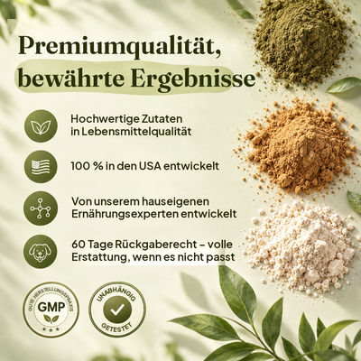 Hochwertige Inhaltsstoffe der PupLuma Analdrüsen-Snacks