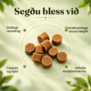 Analdrüsen-Snacks – Gegen Schlittenfahren, für gesunde Analdrüsen und bessere Verdauung bei Hunden