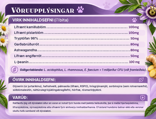 Beruhigungs-Snacks – Gegen Angst und Stress bei Hunden