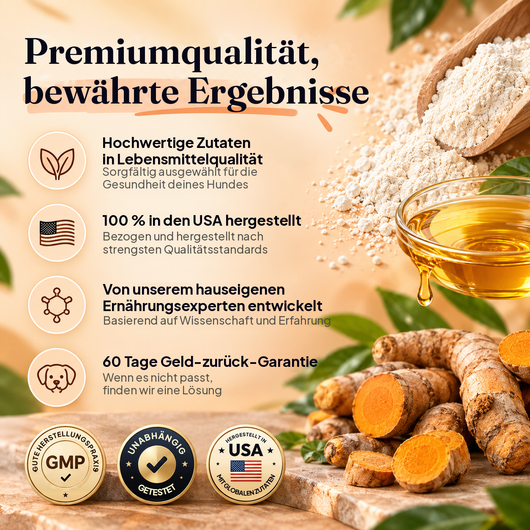 Hochwertige Inhaltsstoffe der PupLuma Multivitamin-Snacks