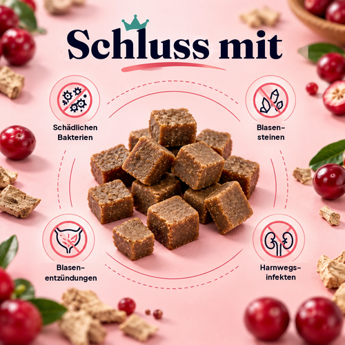 Harnwegs- & Blasen-Snacks – Gegen Harnwegsinfekte, für eine gesunde Blase und starke Abwehr bei Hunden